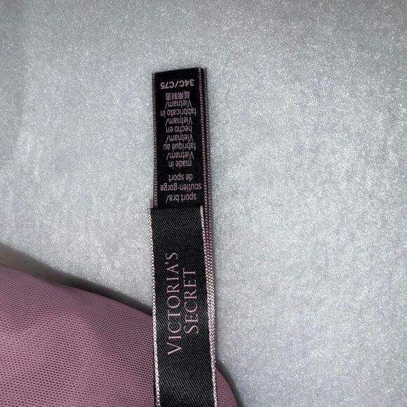 Mauve Victoria's Secret No Wire Long Line Bra - Picture 4 of 4